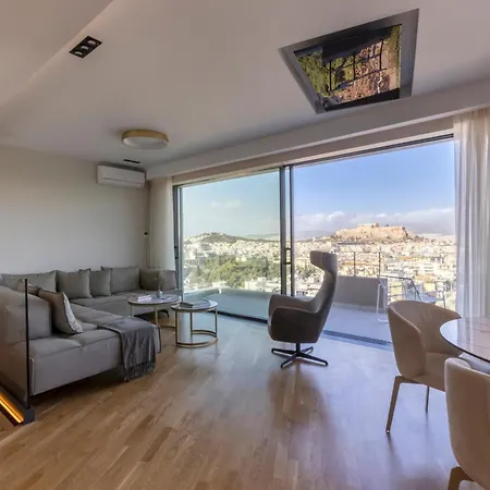 Apartment Elegant Penthouse Acropolis View