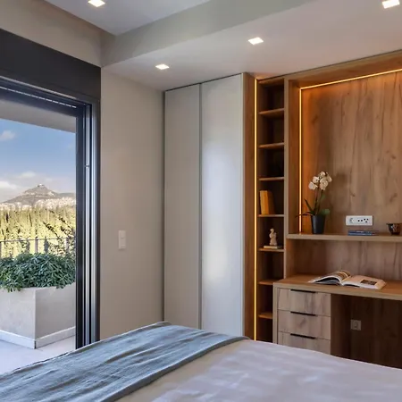 Elegant Penthouse Acropolis View Apartment
