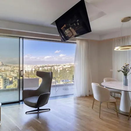 Elegant Penthouse Acropolis View