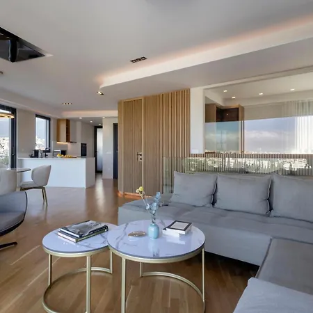 Elegant Penthouse Acropolis View Apartment